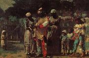 Winslow Homer Carnival costumes for dress up china oil painting artist